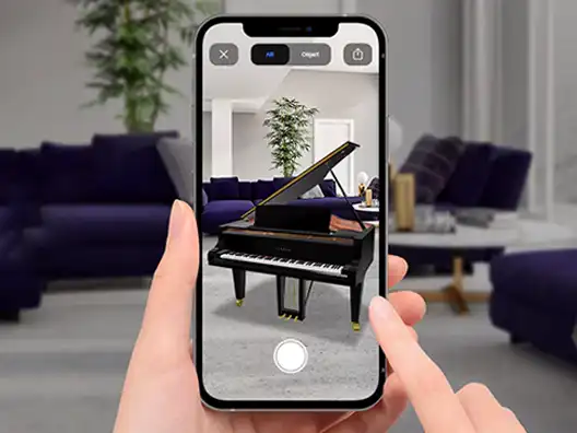 View a Yamaha Piano in Your Room