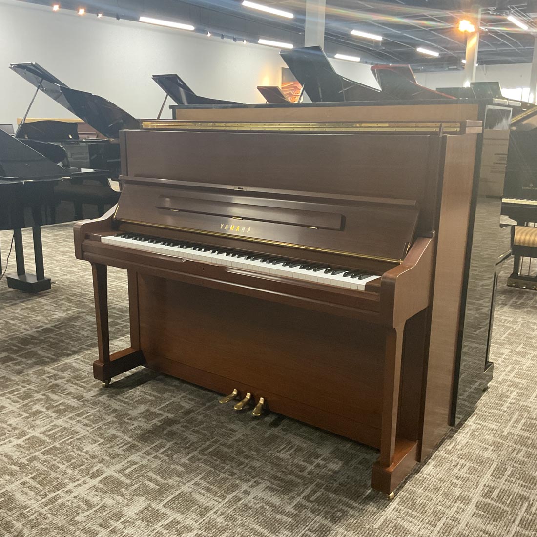 2003 Yamaha U1 Traditional Upright #6052142 - Music Exchange