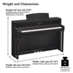 Yamaha CLP-775 Clavinova Digital #13