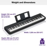 Yamaha P-45 Portable Digital #3